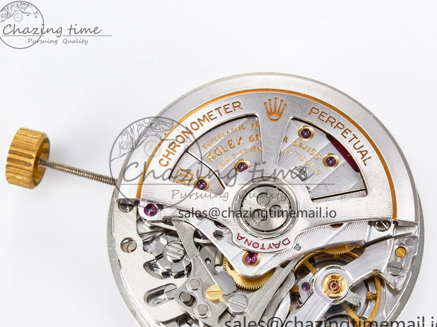 0107 Custom Modded Daytona DD4131 Super Clone 28800 VPH Automatic Movement (Silver Color) HighQuality 919